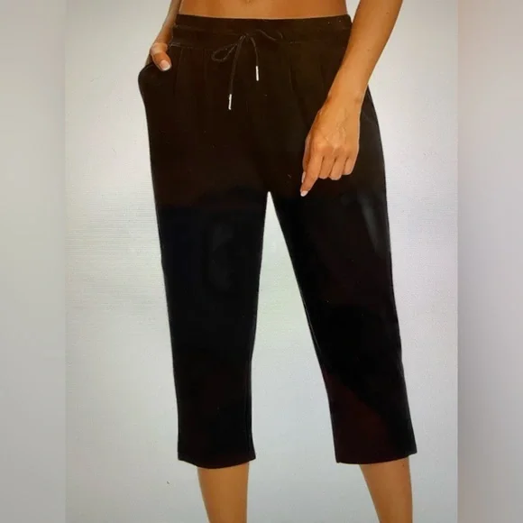 Sarin Mathew’s women’s capri yoga pants XL black - Picture 1 of 4